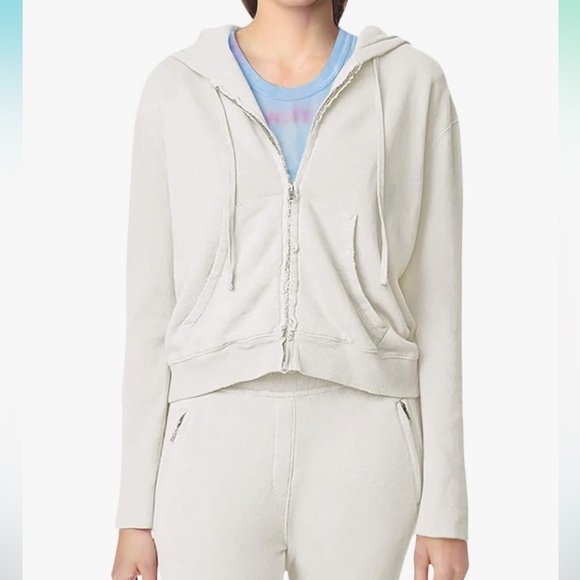 Bandier x Sincerely Jules The Juniper Zip Up Hoodie Size L - Picture 1 of 11